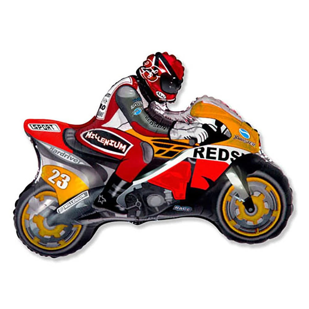 33" Motobike Racing Balloon (Flat)
